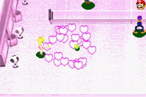 Screenshot for Mario Power Tennis (GBA) on Game Boy Advance