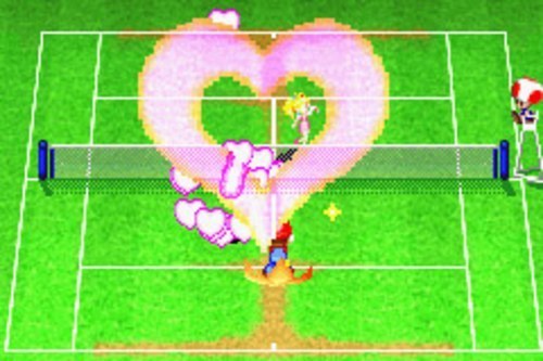 Screenshot for Mario Power Tennis (GBA) on Game Boy Advance