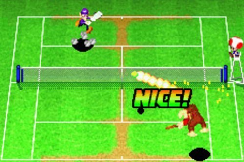 Screenshot for Mario Power Tennis (GBA) on Game Boy Advance