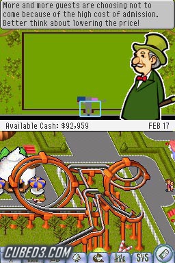 Screenshot for Theme Park on Nintendo DS