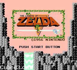 Screenshot for The Legend of Zelda on NES