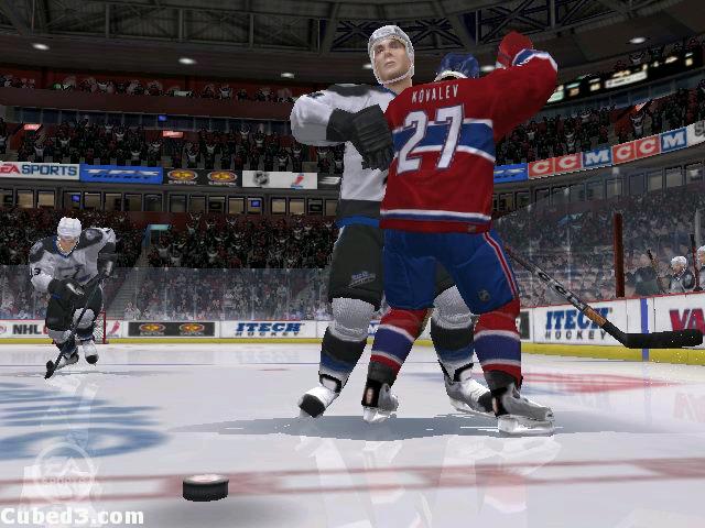 Screenshot for NHL 06 on GameCube