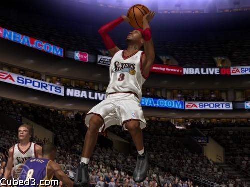 Screenshot for NBA Live 06 on GameCube