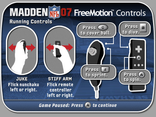 Screenshot for Madden 07 on Wii
