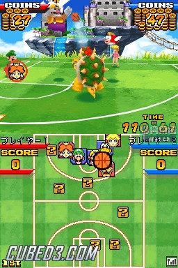 Screenshot for Mario Hoops 3 on 3 on Nintendo DS