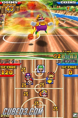 Screenshot for Mario Hoops 3 on 3 on Nintendo DS