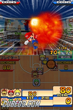 Screenshot for Mario Hoops 3 on 3 on Nintendo DS