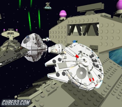 Screenshot for Lego Star Wars II: The Original Trilogy on GameCube