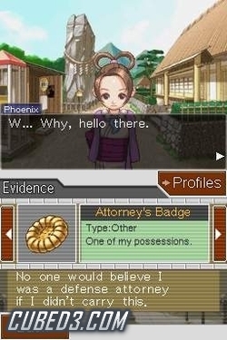 Screenshot for Phoenix Wright Ace Attorney: Justice for All on Nintendo DS