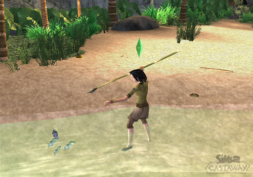 Screenshot for The Sims 2: Castaway on Wii