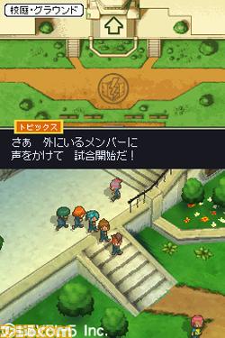 Screenshot for Inazuma Eleven (Hands-On) on Nintendo DS
