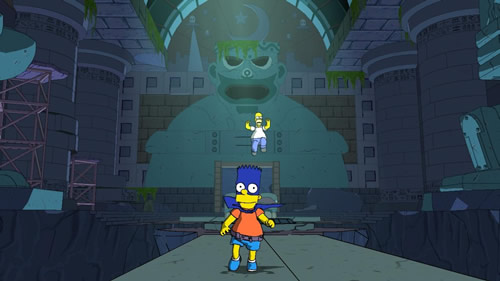 Screenshot for The Simpsons Game on Wii