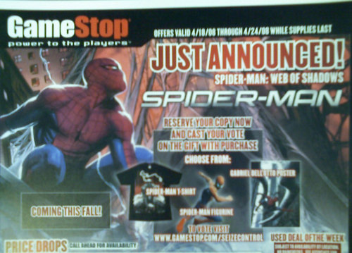 Spider-Man: Web of Shadows (Europe) PSP ISO - CDRomance