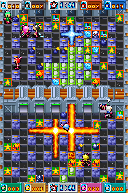 Screenshot for Bomberman Land Touch! 2 on Nintendo DS
