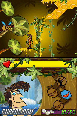 Screenshot for George of the Jungle on Nintendo DS