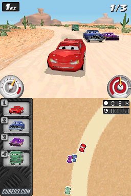 Cars Mater-National Championship - Nintendo DS Gameplay High Resolution  (DeSmuME) 