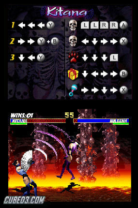 ultimate mortal kombat 3 cheats ds