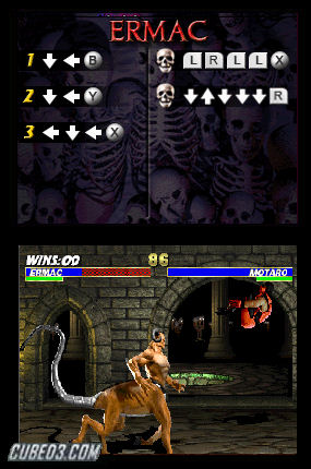 Screenshot for Ultimate Mortal Kombat on Nintendo DS