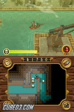 Screenshot for Pirates: Duels on the High Seas (Hands-On) on Nintendo DS