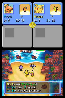 Screenshot for Pokémon Mystery Dungeon: Explorers of Time/Darkness on Nintendo DS