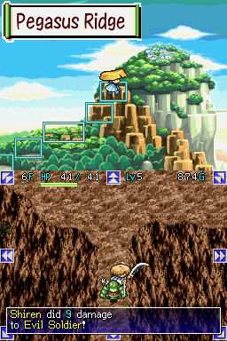 Screenshot for Mystery Dungeon: Shiren the Wanderer on Nintendo DS