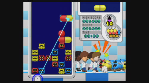 Screenshot for Dr. Mario & Germ Buster on Wii