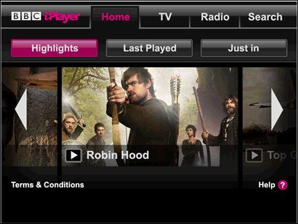 Image for BBC iPlayer Updated with Wii Interface