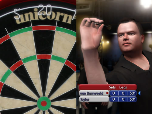 Screenshot for PDC World Championship Darts 2009 on Wii