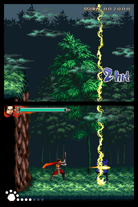 Screenshot for Legend Of Kage 2 on Nintendo DS