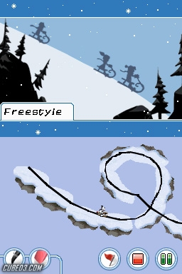 Screenshot for Line Rider: Freestyle on Nintendo DS