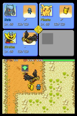 Screenshot for Pokémon Mystery Dungeon: Explorers of the Sky on Nintendo DS