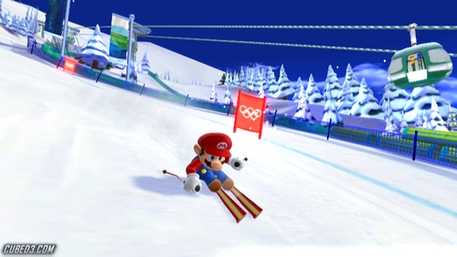 Screenshot for Mario & Sonic at the Winter Olympic Games on Wii