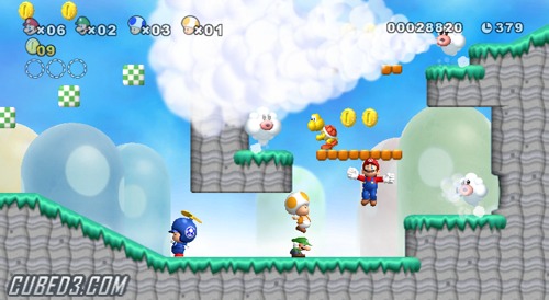 Screenshot for New Super Mario Bros. Wii on Wii
