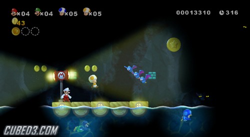 Screenshot for New Super Mario Bros. Wii (Hands-On) on Wii