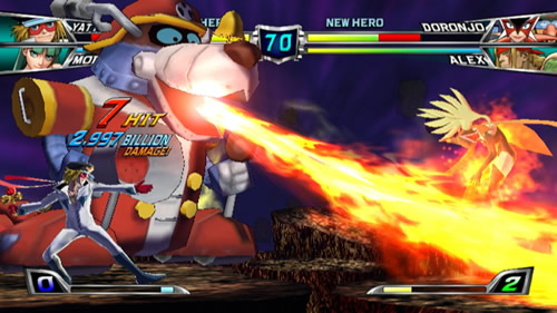 Screenshot for Tatsunoko VS Capcom: Ultimate All-Stars on Wii