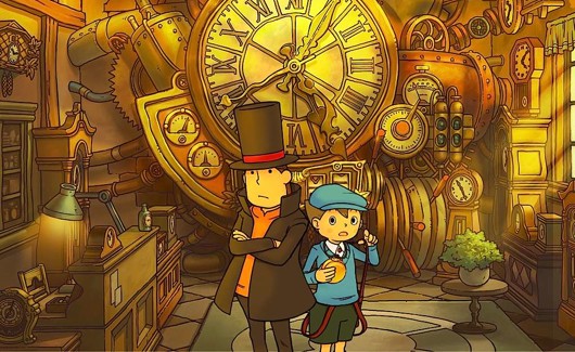 Screenshot for Professor Layton and the Lost Future (Hands-On) on Nintendo DS