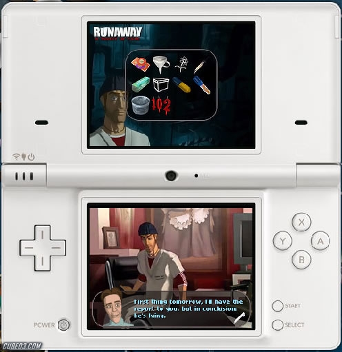 Screenshot for Runaway: A Twist of Fate on Nintendo DS