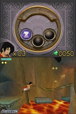Screenshot for Prince of Persia: The Forgotten Sands on Nintendo DS