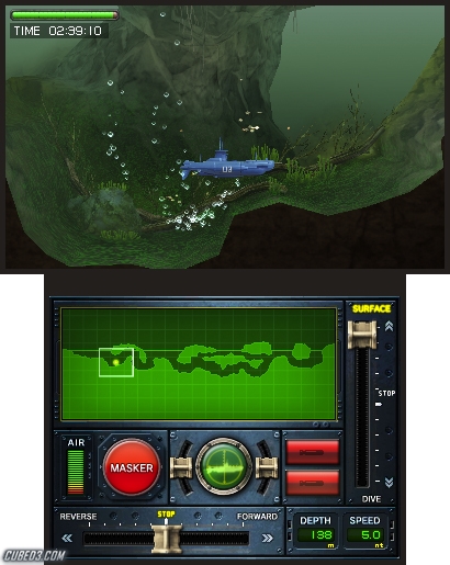 Screenshot for Steel Diver on Nintendo 3DS