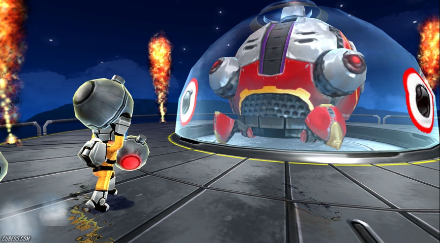 Screenshot for Jett Rocket (Hands-On) on Wii