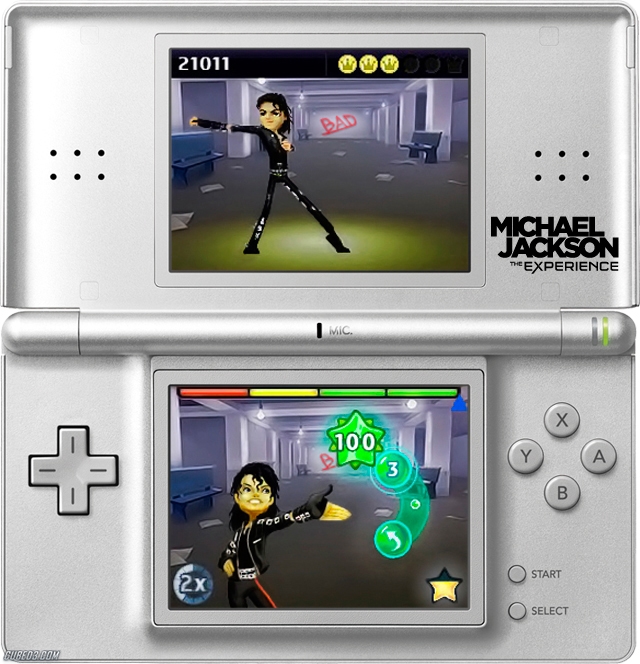 Screenshot for Michael Jackson: The Experience (Hands-On) on Nintendo DS