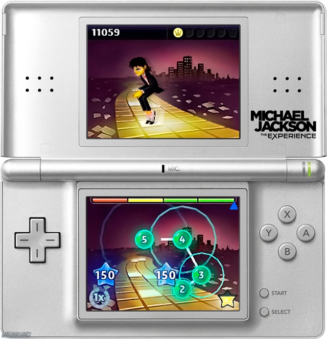 Screenshot for Michael Jackson: The Experience (DS) on Nintendo DS