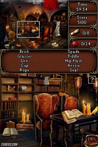 Screenshot for Vampire Moon: The Mystery of the Hidden Sun on Nintendo DS