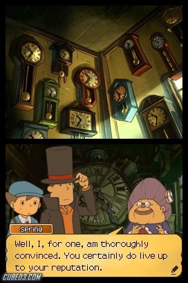 Screenshot for Professor Layton and the Lost Future on Nintendo DS