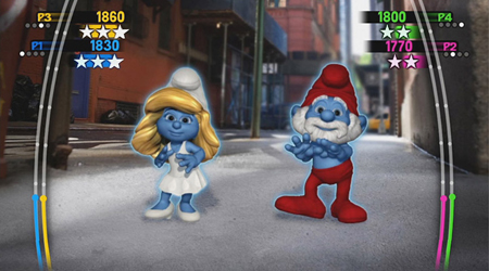 Screenshot for The Smurfs Dance Party on Wii