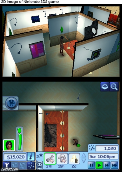 Screenshot for The Sims 3 on Nintendo 3DS