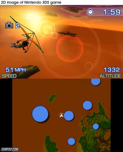 Screenshot for Pilotwings Resort on Nintendo 3DS