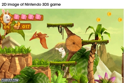 Screenshot for Rabbids 3D on Nintendo 3DS