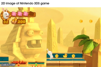 Screenshot for Rabbids 3D on Nintendo 3DS