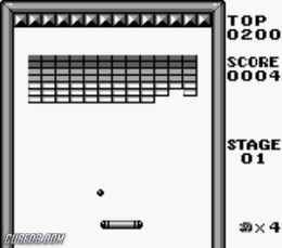 Screenshot for Alleyway on Game Boy